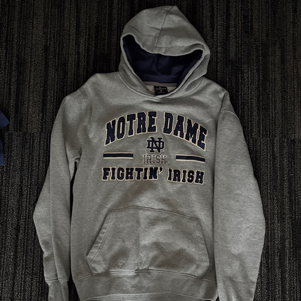 Colosseum Gray Hoodie - Notre Dame
